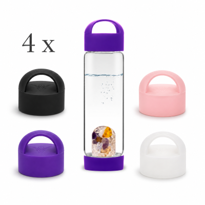 4 x Silikonschutzkappen LOOP für ViA | violett - rosa - weiß - schwarz